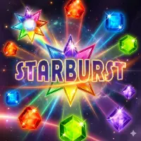 Starburst slot game artwork at King Casino for UK players Starburst slot game artwork at King Casino for UK players